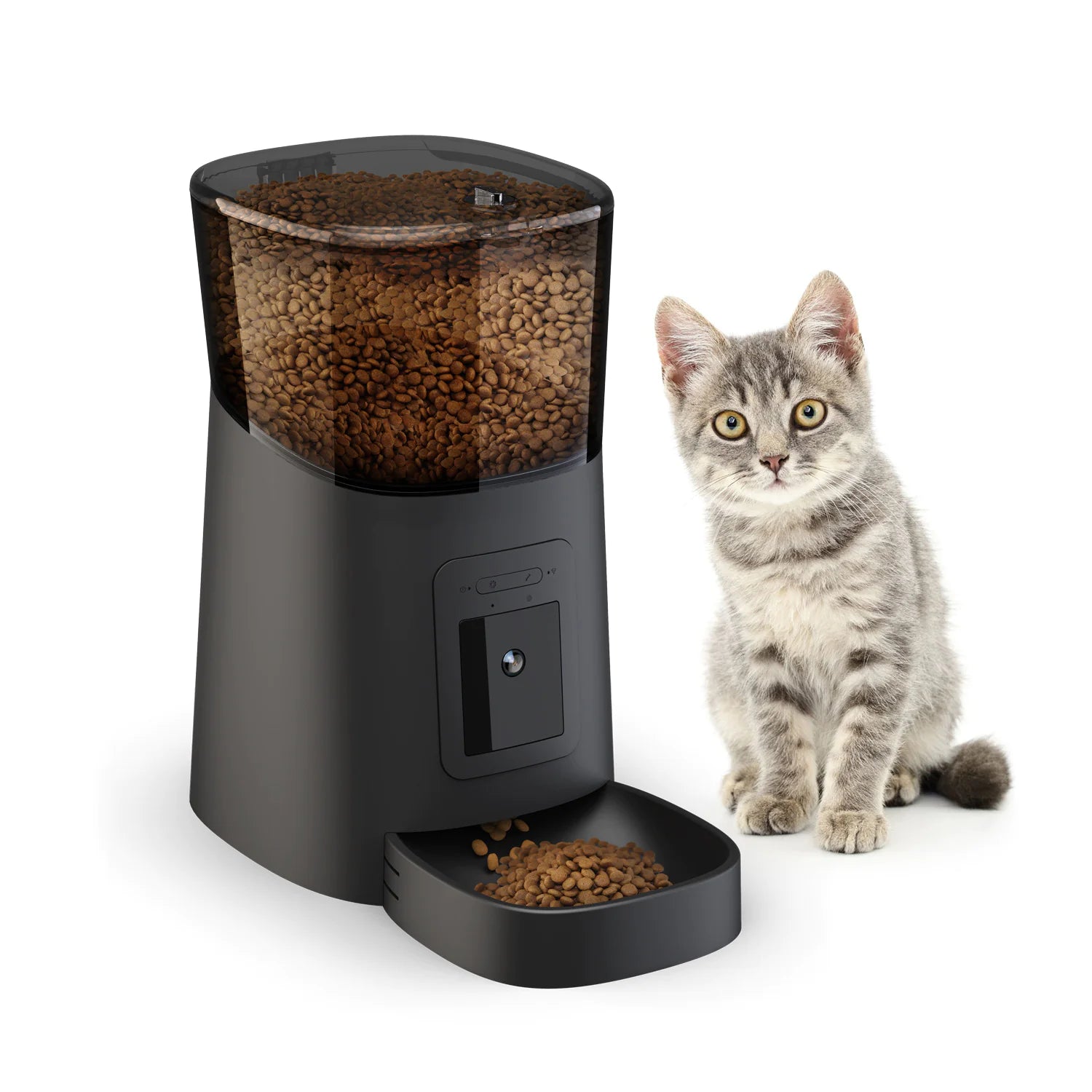 The "Elite-Stay" High-Capacity Smart Feeder