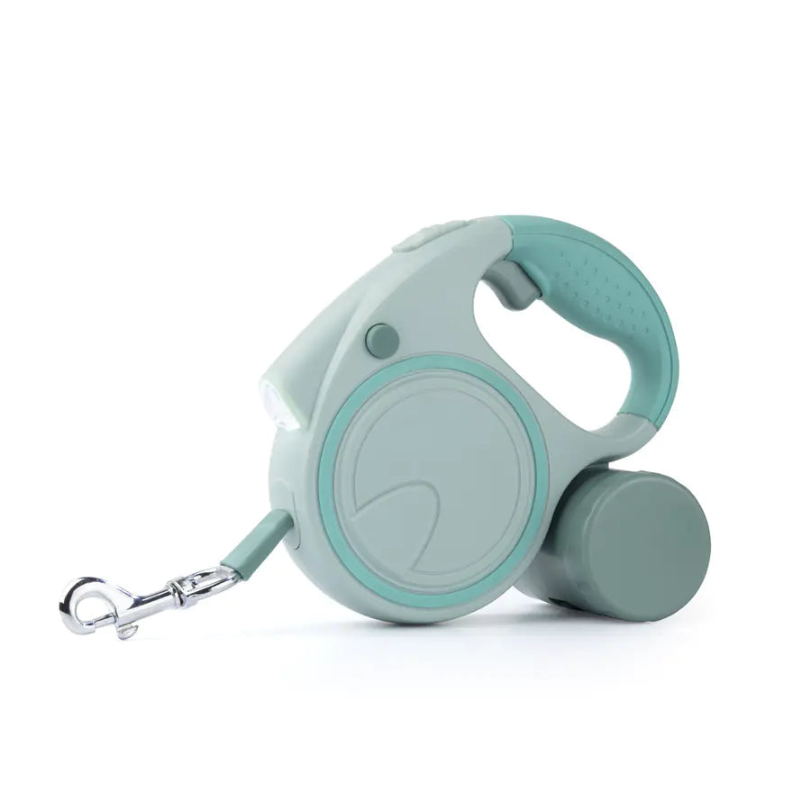The "Chroma-Glide" Luxe Multicolor Retractable Leash
