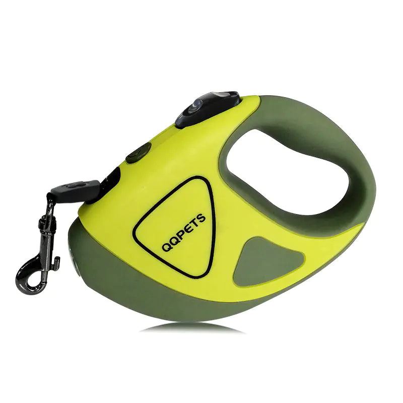 The "Neon-Tether" Pro | LED Retractable Fiber-Core Leash