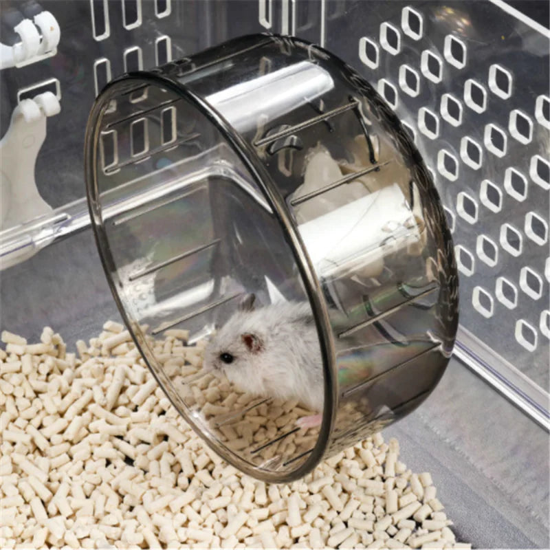 Ultra-Silent Transparent Small Animal Exercise Wheel