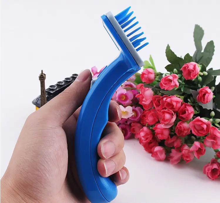 The "Aero-Groom" Lite | Self-Cleaning Automatic Shedding Brush