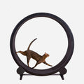 The "Aero-Orbit" | Silent Integrated Kinetic Cat Fitness Wheel