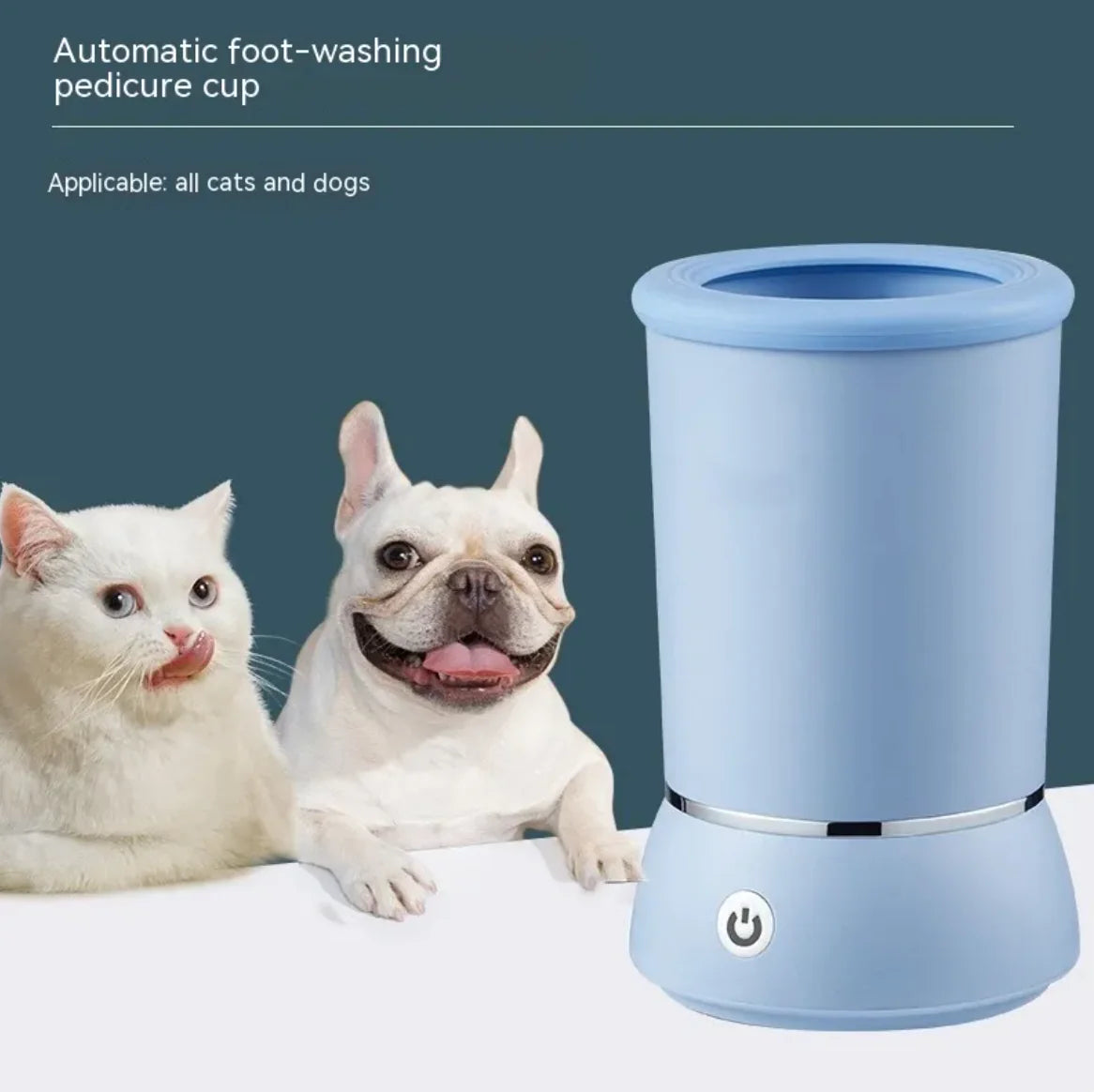 The "Cloud-Walk" Automatic 360° Paw Wellness Station