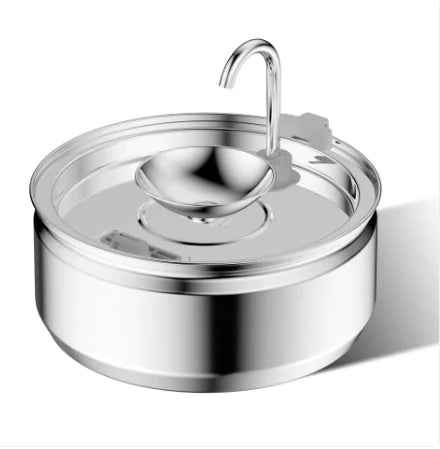 The "Crystal-Steel" Ultra-Quiet Hydration Fountain