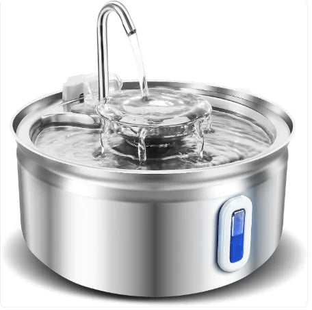 The "Crystal-Steel" Ultra-Quiet Hydration Fountain