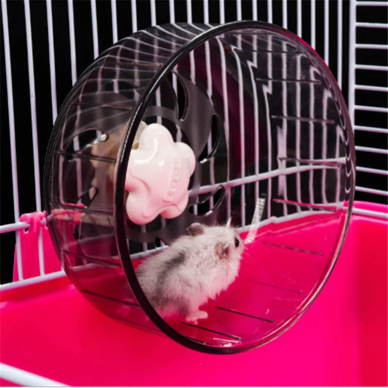 Ultra-Silent Transparent Small Animal Exercise Wheel