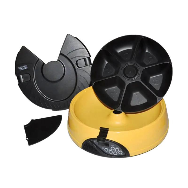 The "Harmony-Duo" Automatic Feeding Station with Stainless Steel Basin